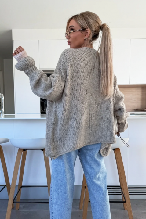 POLIMERDA GREY kardigán, Szín: szürke, IVET.HU - A te online butikod.