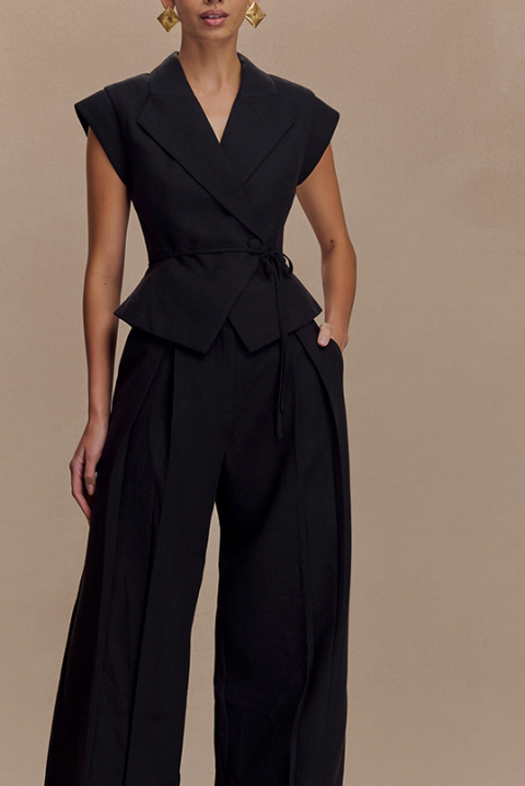 NARVELZA BLACK mellény, Szín: fekete, IVET.HU - A te online butikod.