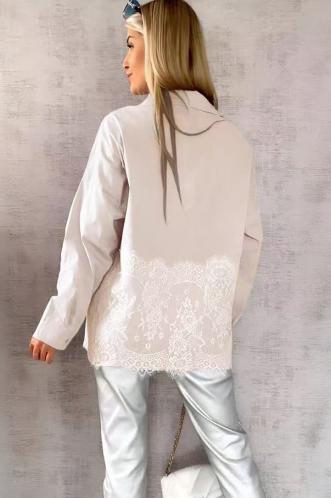 GLEDROLZA ECRU női blúz, Szín: ekrü, IVET.HU - A te online butikod.