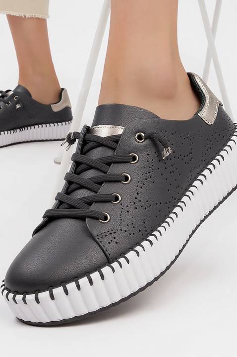 BLONENDA BLACK női tornacipő, Szín: fekete, IVET.HU - A te online butikod.