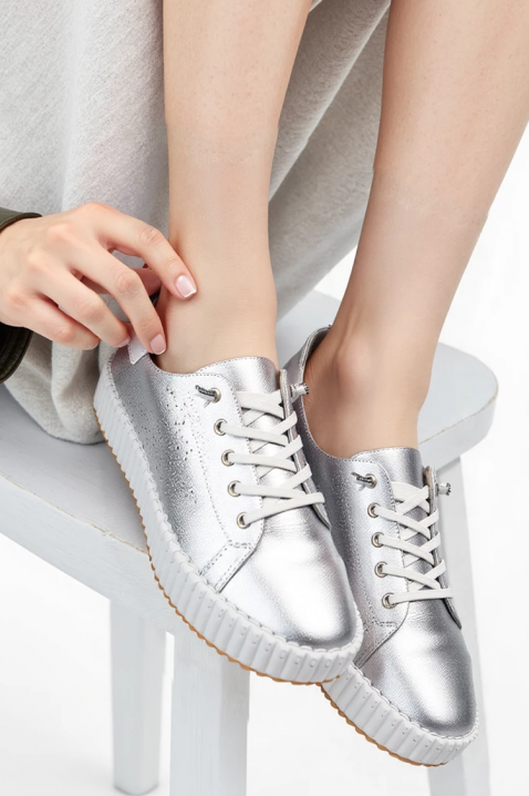 BLONENDA SILVER női tornacipő, Szín: ezüst, IVET.HU - A te online butikod.