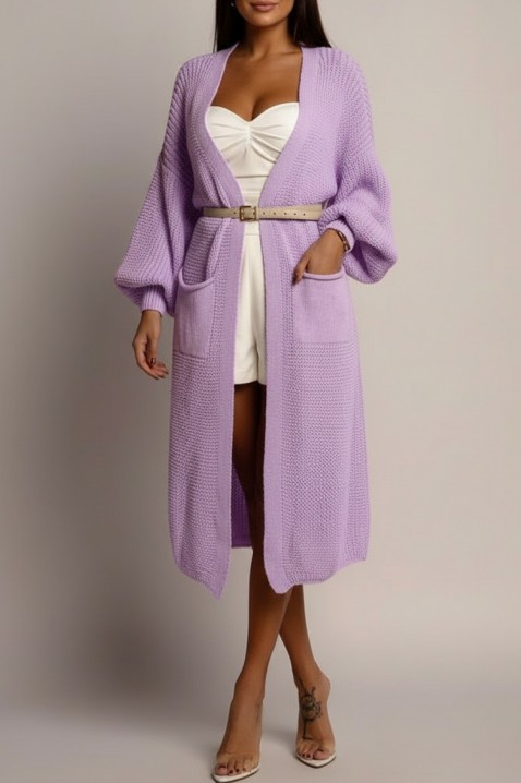 GABROLDA LILA kardigán, Szín: világos lila, IVET.HU - A te online butikod.