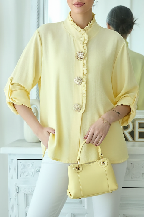 LARVOLDA YELLOW női blúz, Szín: sárga, IVET.HU - A te online butikod.