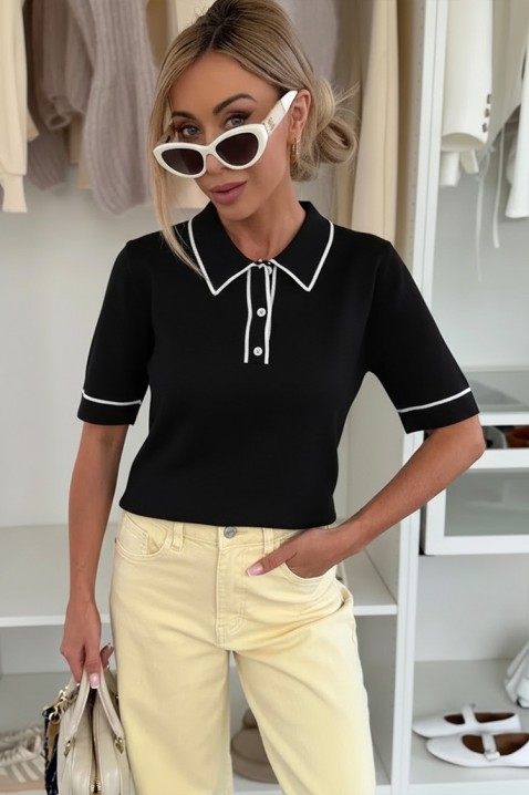 VIMROLZA BLACK póló, Szín: fekete, IVET.HU - A te online butikod.