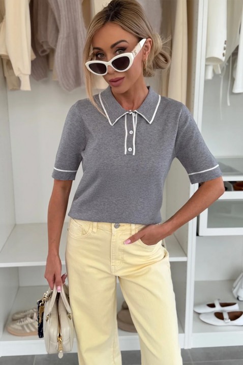 VIMROLZA GREY póló, Szín: szürke, IVET.HU - A te online butikod.