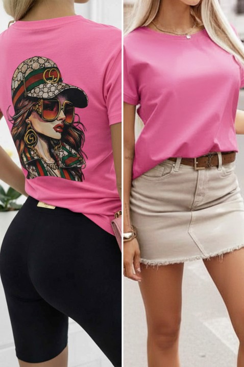 ZLORENDA PINK póló, Szín: rózsaszín, IVET.HU - A te online butikod.