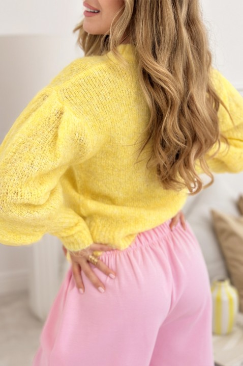 SNILMEFA YELLOW pulóver, Szín: sárga, IVET.HU - A te online butikod.