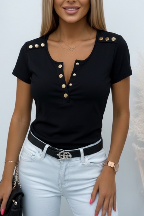 HOLDERFA BLACK póló, Szín: fekete, IVET.HU - A te online butikod.