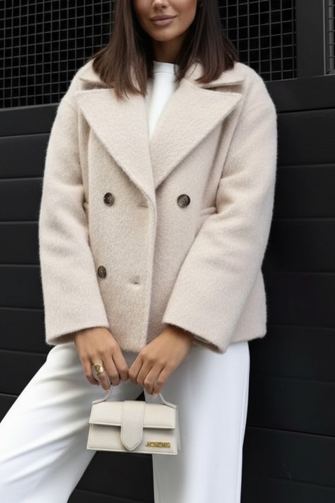 POLOBENZA ECRU kabát, Szín: ekrü, IVET.HU - A te online butikod.