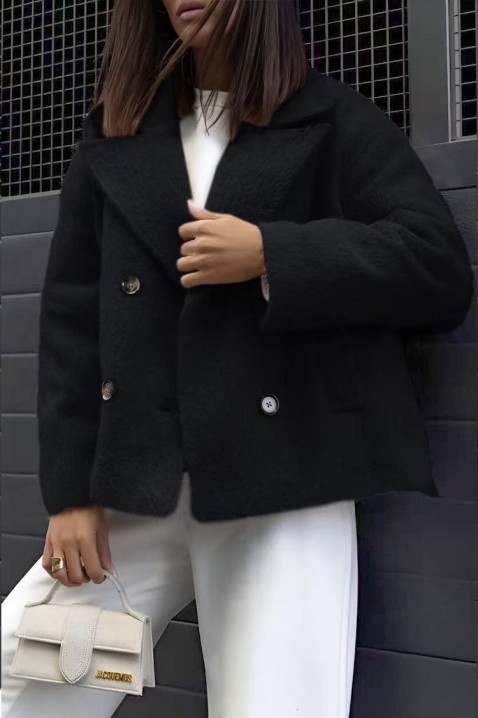 POLOBENZA BLACK kabát, Szín: fekete, IVET.HU - A te online butikod.