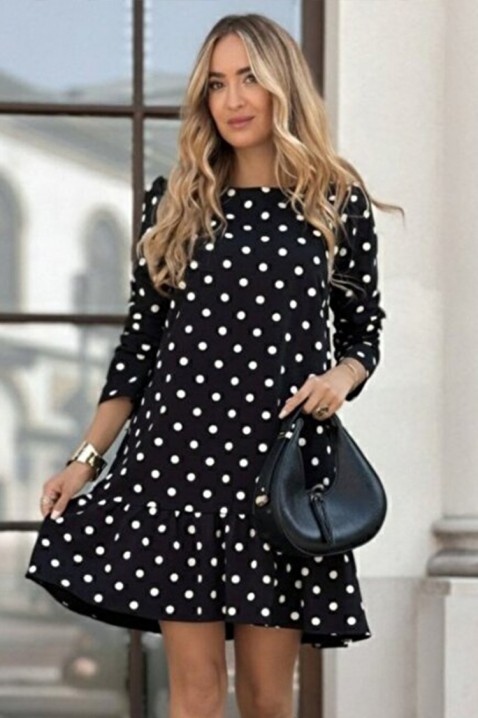 FIOVERA BLACK ruha, Szín: fekete, IVET.HU - A te online butikod.