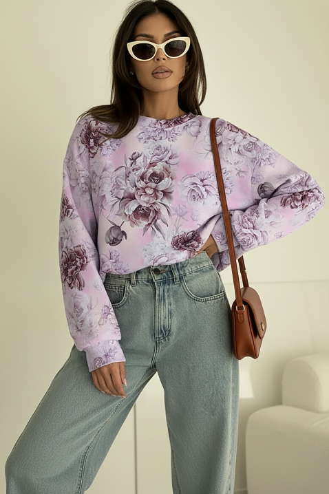 POPLINDA női felső, Szín: lila, IVET.HU - A te online butikod.