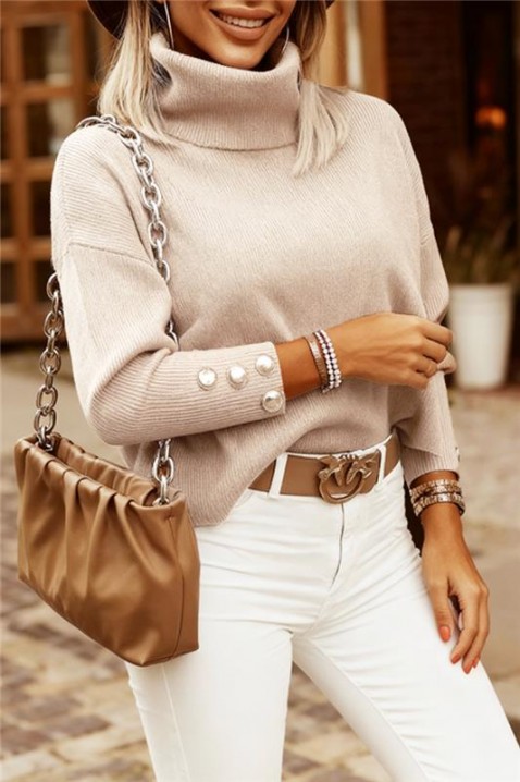 DRALONDA BEIGE pulóver, Szín: bézs, IVET.HU - A te online butikod.