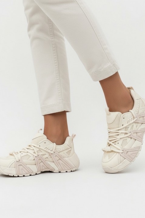 VELVERZA ECRU női tornacipő, Szín: ekrü, IVET.HU - A te online butikod.