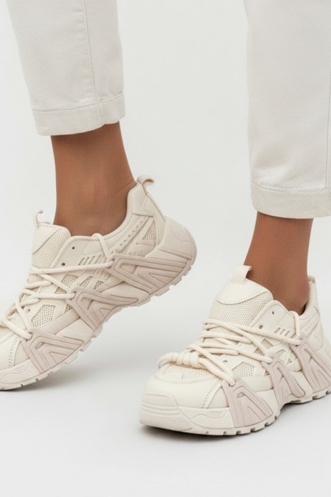 VELVERZA ECRU női tornacipő, Szín: ekrü, IVET.HU - A te online butikod.