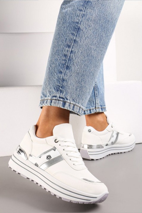 ELONDELA WHITE női tornacipő, Szín: fehér, IVET.HU - A te online butikod.