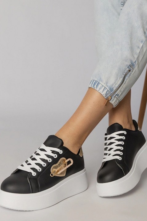 KOLDENZA női tornacipő, Szín: fekete, IVET.HU - A te online butikod.