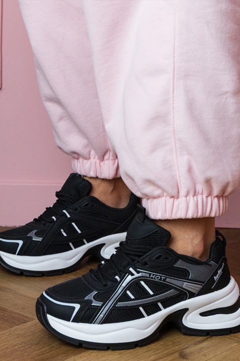 GLEMOLZA BLACK női tornacipő, Szín: fekete, IVET.HU - A te online butikod.