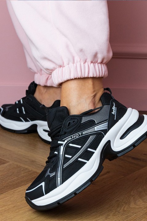 GLEMOLZA BLACK női tornacipő, Szín: fekete, IVET.HU - A te online butikod.