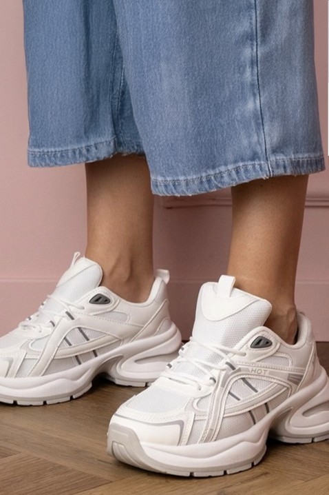 GLEMOLZA WHITE női tornacipő, Szín: fehér, IVET.HU - A te online butikod.