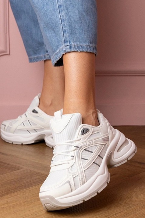 GLEMOLZA WHITE női tornacipő, Szín: fehér, IVET.HU - A te online butikod.