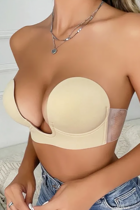SYRMENA push-up melltartó, Szín: bézs, IVET.HU - A te online butikod.