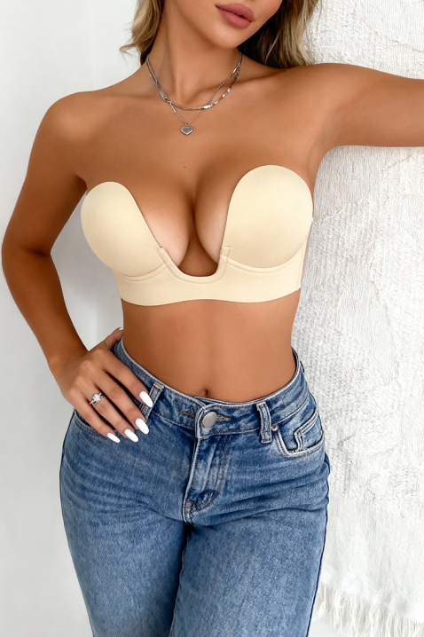 SYRMENA push-up melltartó, Szín: bézs, IVET.HU - A te online butikod.