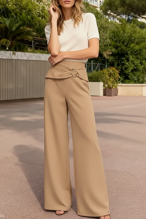 SVEROLZA CAMEL nadrág, Szín: világosbarna, IVET.HU - A te online butikod.