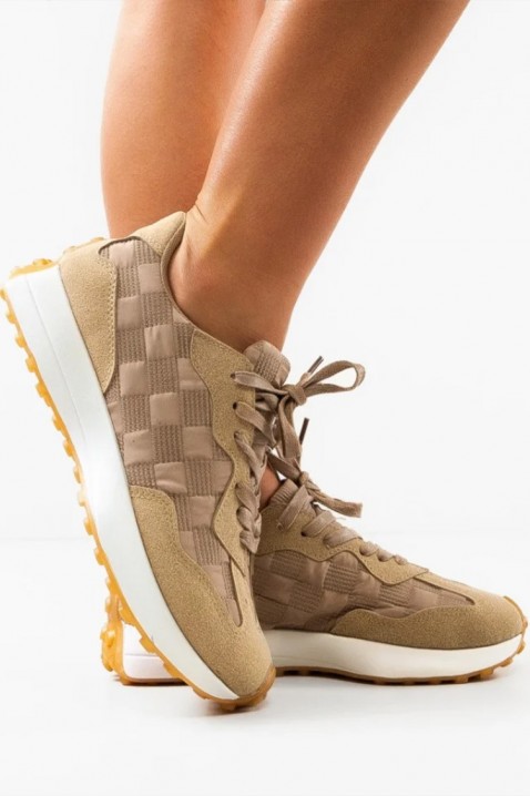 NERDONA BEIGE női tornacipő, Szín: bézs, IVET.HU - A te online butikod.