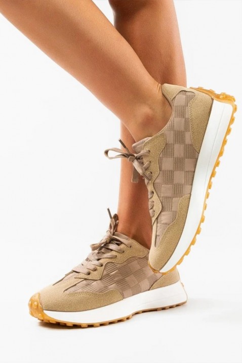 NERDONA BEIGE női tornacipő, Szín: bézs, IVET.HU - A te online butikod.