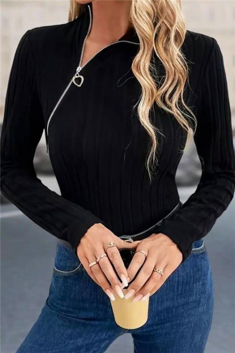 KATRINZA női felső, Szín: fekete, IVET.HU - A te online butikod.