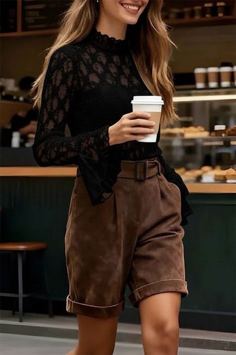 LALVERZA BLACK női felső, Szín: fekete, IVET.HU - A te online butikod.