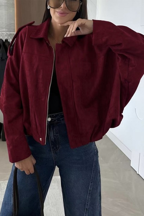 ZERLENDA BORDO kabát, Szín: bordó, IVET.HU - A te online butikod.