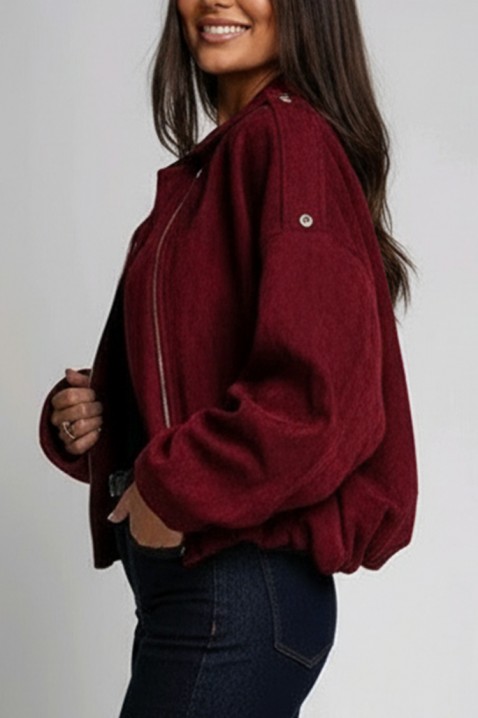 ZERLENDA BORDO kabát, Szín: bordó, IVET.HU - A te online butikod.