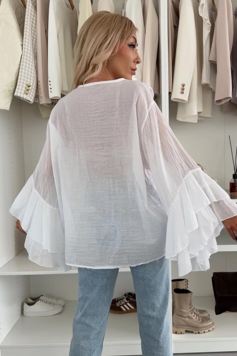 VOLELANDA WHITE női blúz, Szín: fehér, IVET.HU - A te online butikod.