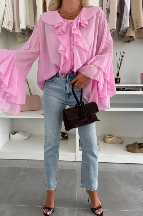 VOLELANDA PINK női blúz, Szín: rózsaszín, IVET.HU - A te online butikod.