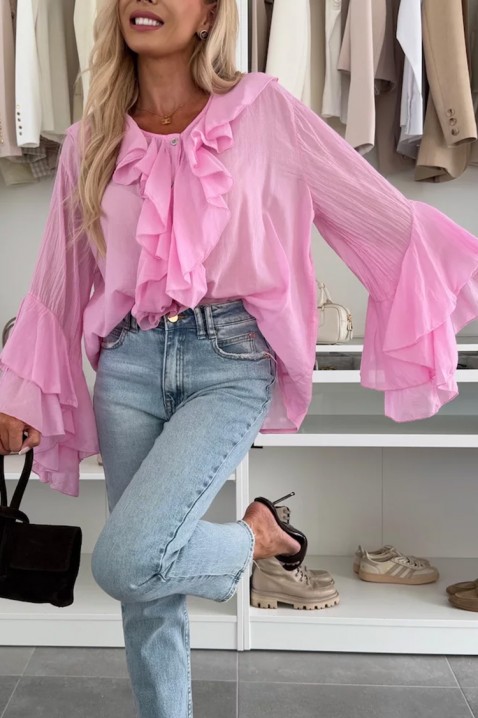 VOLELANDA PINK női blúz, Szín: rózsaszín, IVET.HU - A te online butikod.