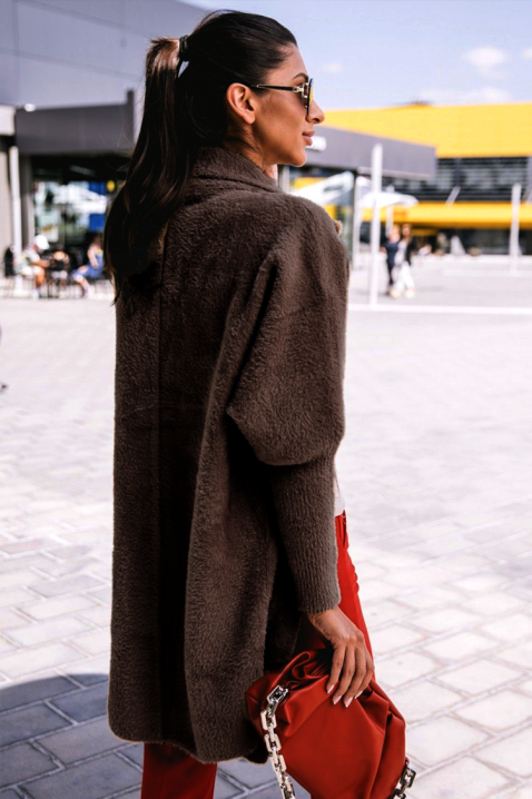 LIORA BROWN kabát, Szín: barna, IVET.HU - A te online butikod.