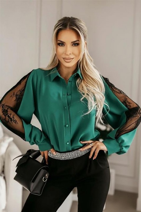 ANBIONA GREEN női blúz, Szín: zöld, IVET.HU - A te online butikod.