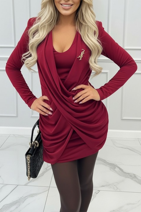 GLOVERDA BORDO ruha, Szín: bordó, IVET.HU - A te online butikod.