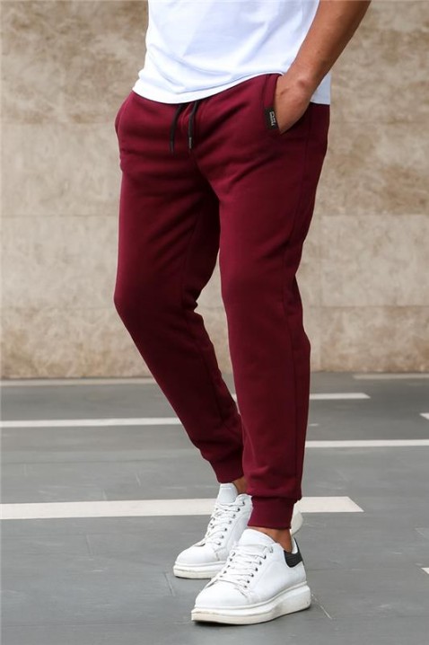 FRONOZO BORDO férfi nadrág, Szín: bordó, IVET.HU - A te online butikod.