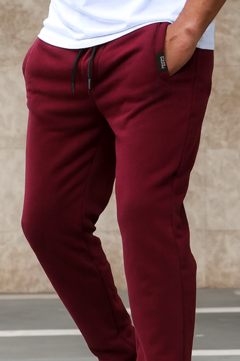 FRONOZO BORDO férfi nadrág, Szín: bordó, IVET.HU - A te online butikod.