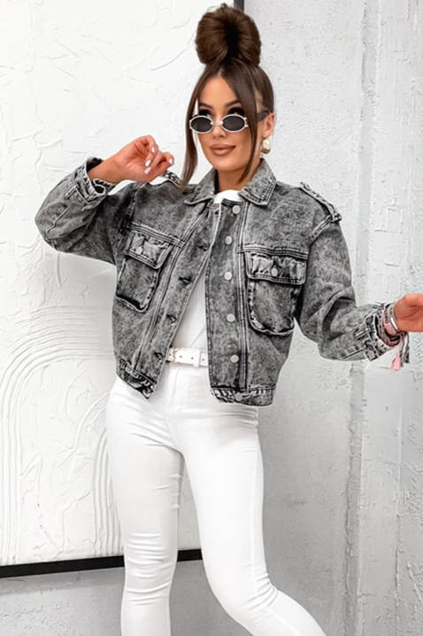 VOLINDA farmer dzseki, Szín: szürke, IVET.HU - A te online butikod.