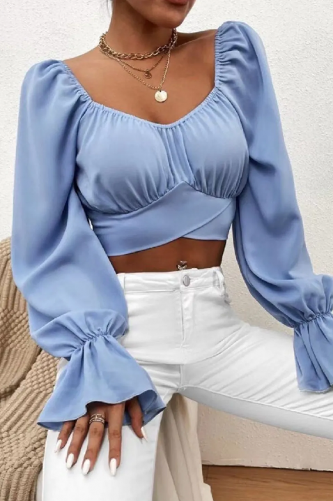 LORFEZA női blúz, Szín: világoskék, IVET.HU - A te online butikod.