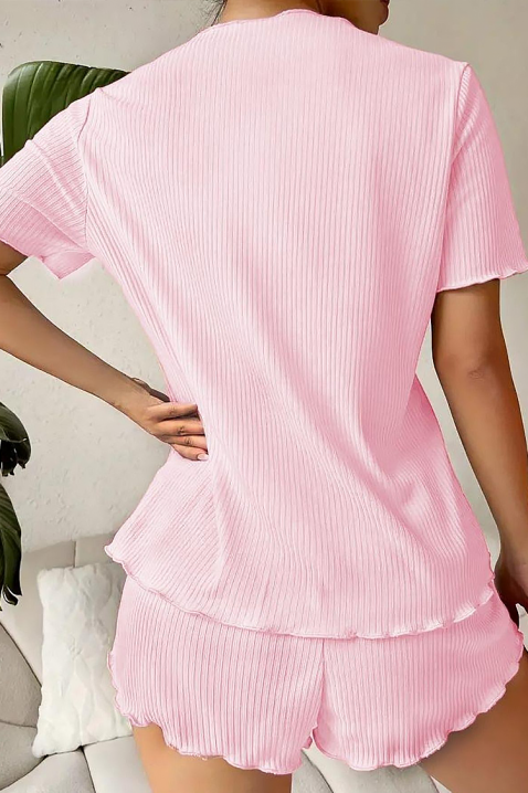 REBRELDA PUDRA pizsama, Szín: púderrózsaszín, IVET.HU - A te online butikod.