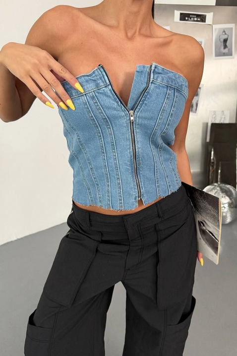 ERELONZA SKY top, Szín: világoskék, IVET.HU - A te online butikod.