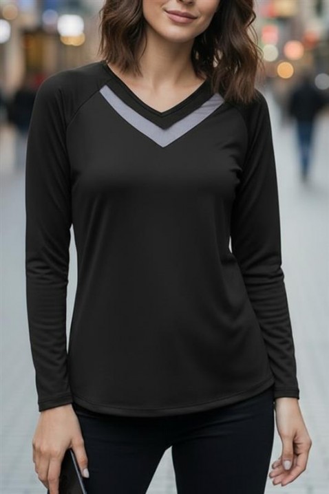 RIONELDA BLACK női felső, Szín: fekete, IVET.HU - A te online butikod.