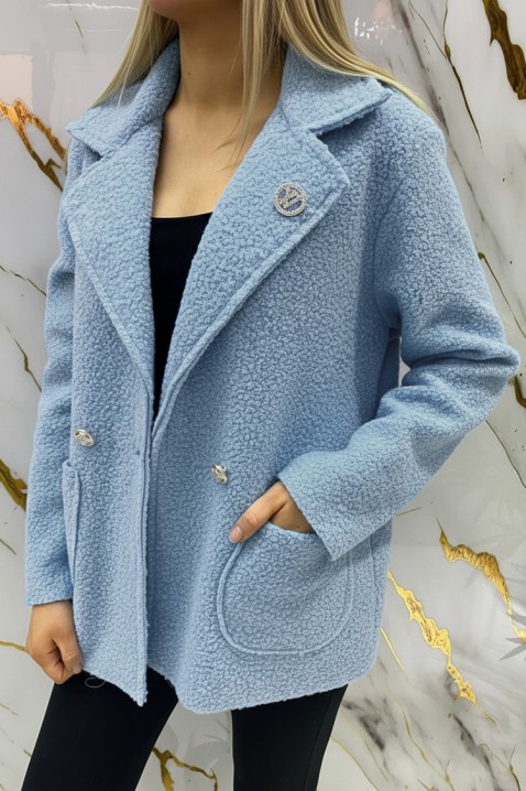 ZALERODA SKY kabát, Szín: világoskék, IVET.HU - A te online butikod.