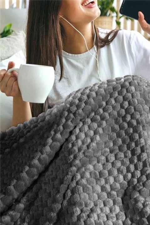 BELMONGA GREY 160x200 cm takaró, Szín: szürke, IVET.HU - A te online butikod.