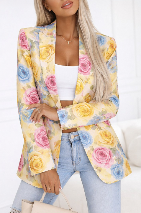 FROLDINZA YELLOW blézer, Szín: sárga, IVET.HU - A te online butikod.